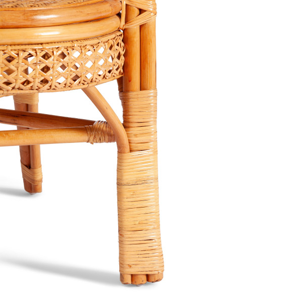 Комплект для отдыха «Пеланги» (Pelangi 02/15 со стеклянной столешницей, без подушек) натуральный ротанг (Honey (мёд) фото № 12