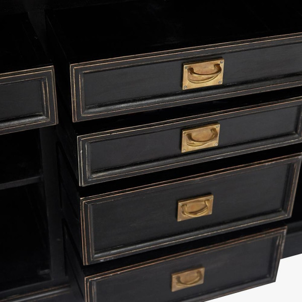 Буфет Secret de Maison «Black Label» (mod. WA-0021) (черный/натуральный) фото № 16