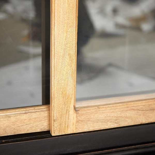 Буфет Secret de Maison «Black Label» (mod. WA-0021) (черный/натуральный) фото № 6