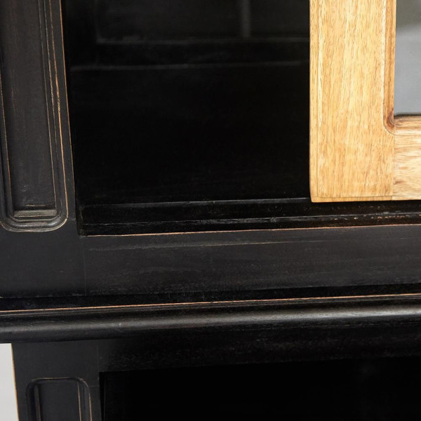 Буфет Secret de Maison «Black Label» (mod. WA-0021) (черный/натуральный) фото № 7