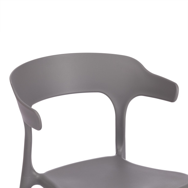 Стул TON (mod. PC36) пластик, 49,5 х 50 х 75,5 см , Dark-grey (тёмно-cерый) 15537 фото № 7
