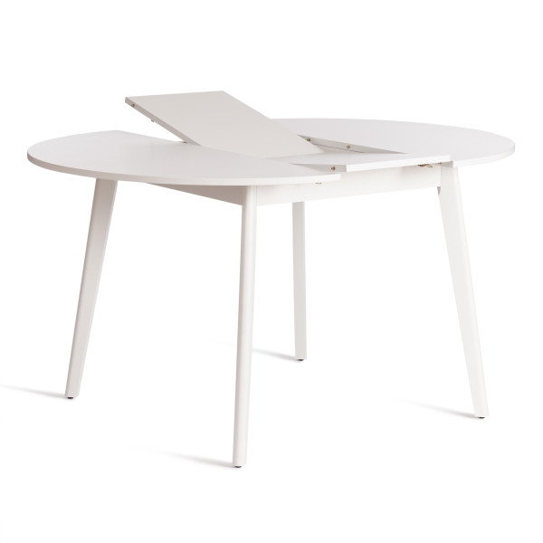 Стол обеденный SVELTO ДСП, 105 х 105 (140) х 74.5 см, Белый /белый фото № 5