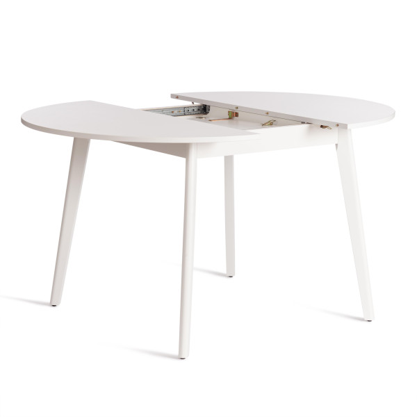 Стол обеденный SVELTO ДСП, 105 х 105 (140) х 74.5 см, Белый /белый фото № 6