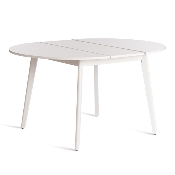 Стол обеденный SVELTO ДСП, 105 х 105 (140) х 74.5 см, Белый /белый фото № 7