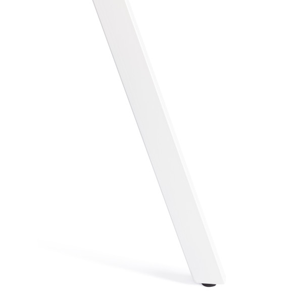 Стол VIGO ЛДСП/HPL/металл,  120 x 80 x 30 х 30 х 75 см, Мрамор светлый/белый фото № 11