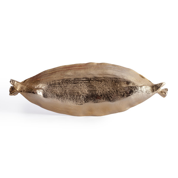 Блюдо Secret De Maison LEAF3 ( mod. 9733 ) алюминиевый сплав, 15,5x43x5 см, золото/gold фото № 3