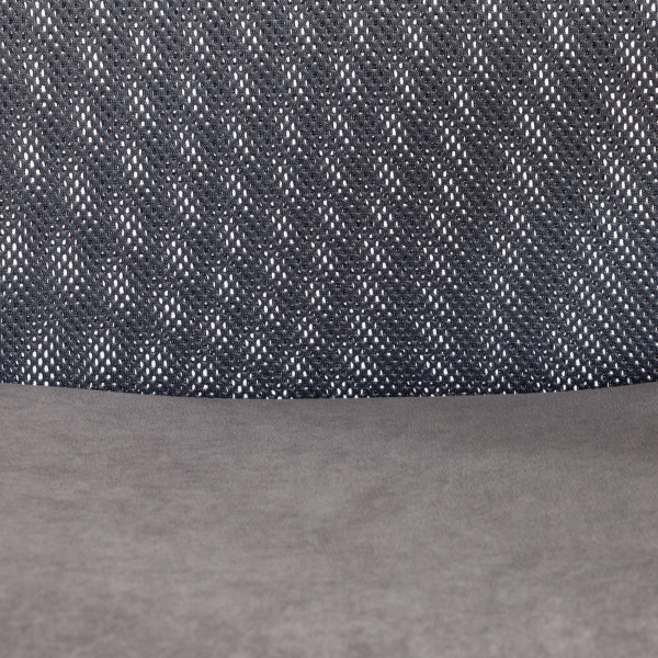 Кресло PRACTIC (мп) флок/кож/зам , серый/металлик, 29/W-12/36 фото № 8