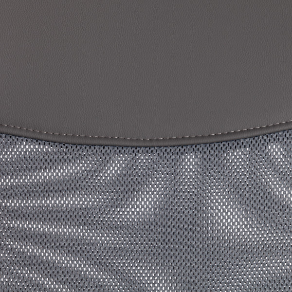 Кресло PRACTIC (мп) флок/кож/зам , серый/металлик, 29/W-12/36 фото № 9