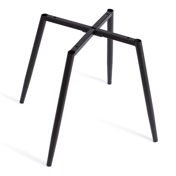 Стул обеденный Bari разборный, ткань велюр, 44х60х91, молочный/черный, (Porsche 2) фото № 11